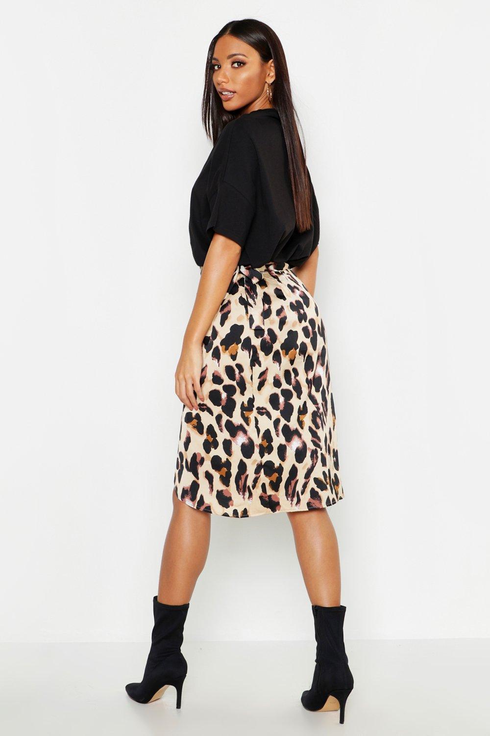 Leopard Wrap Skirt | vlr.eng.br