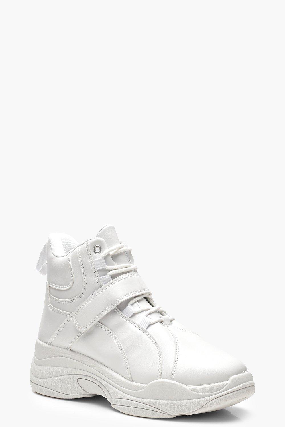 White velcro store high tops