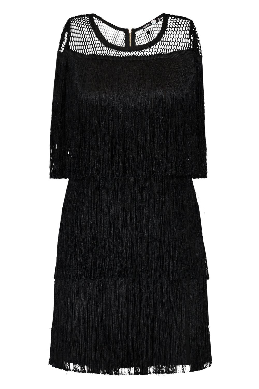 boohoo tassel dress