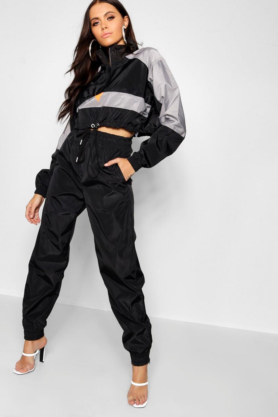 Shell Suit Jogger | boohoo