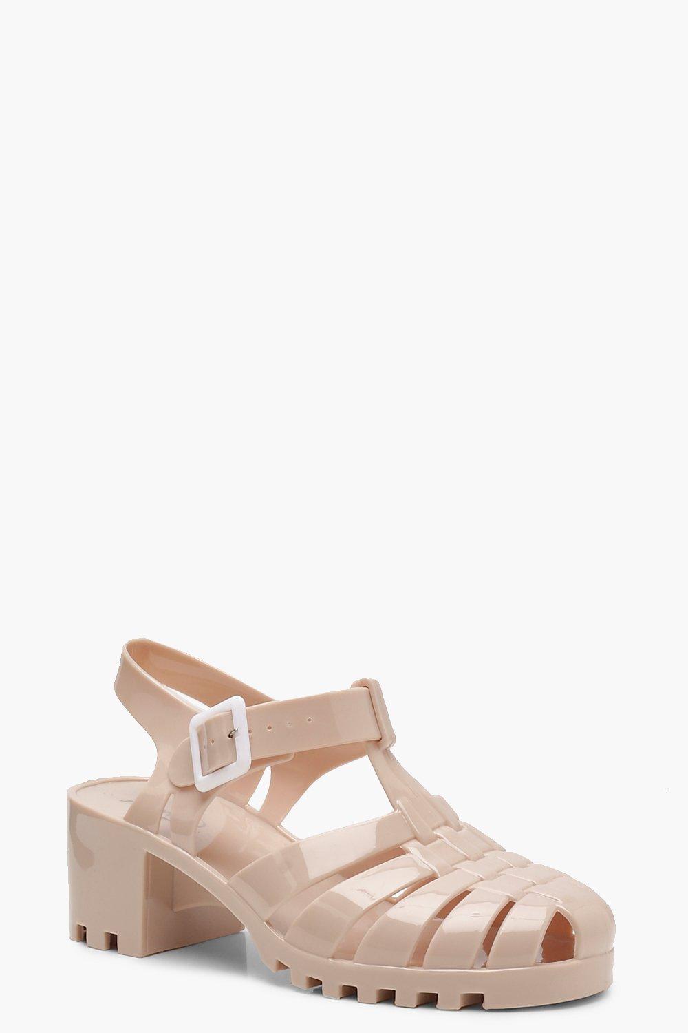 jelly block heels