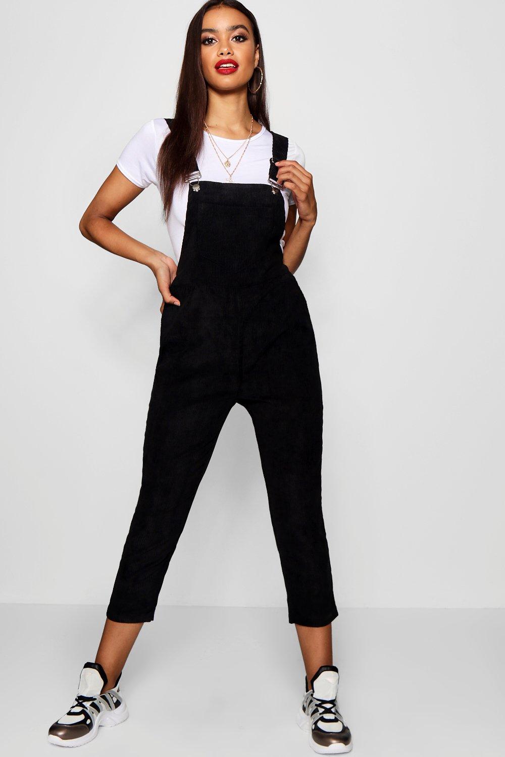 black cord overalls