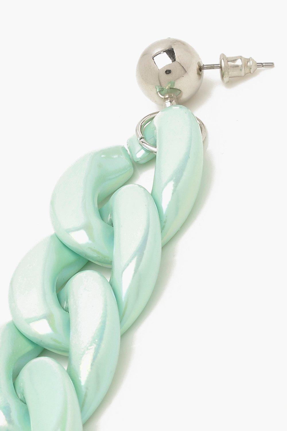 Iridescent statement earrings shop