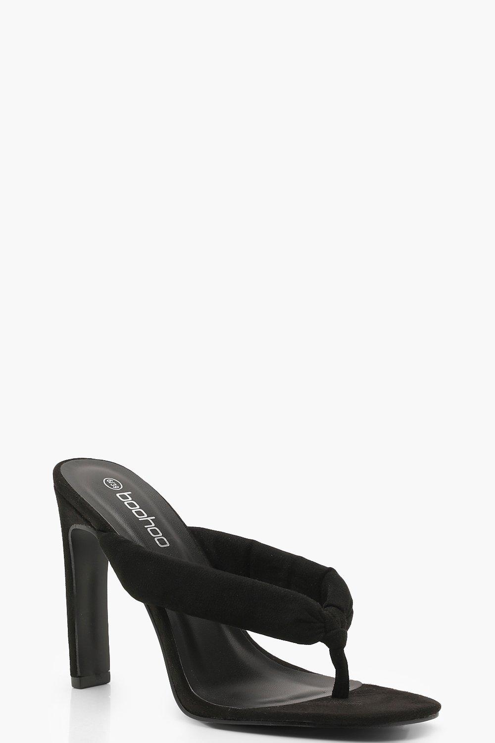 toe post sandals with heels