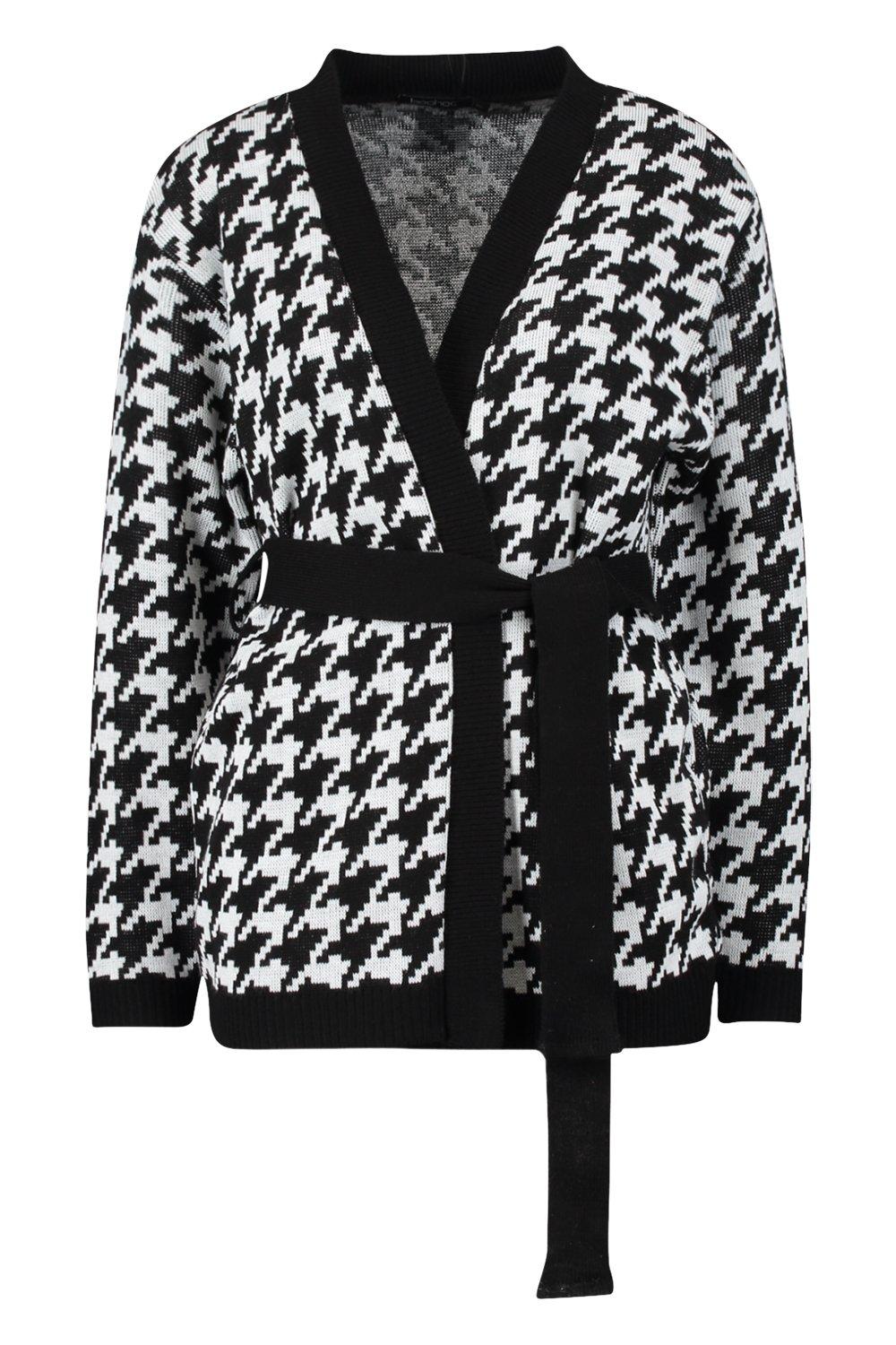 boohoo belted cardigan