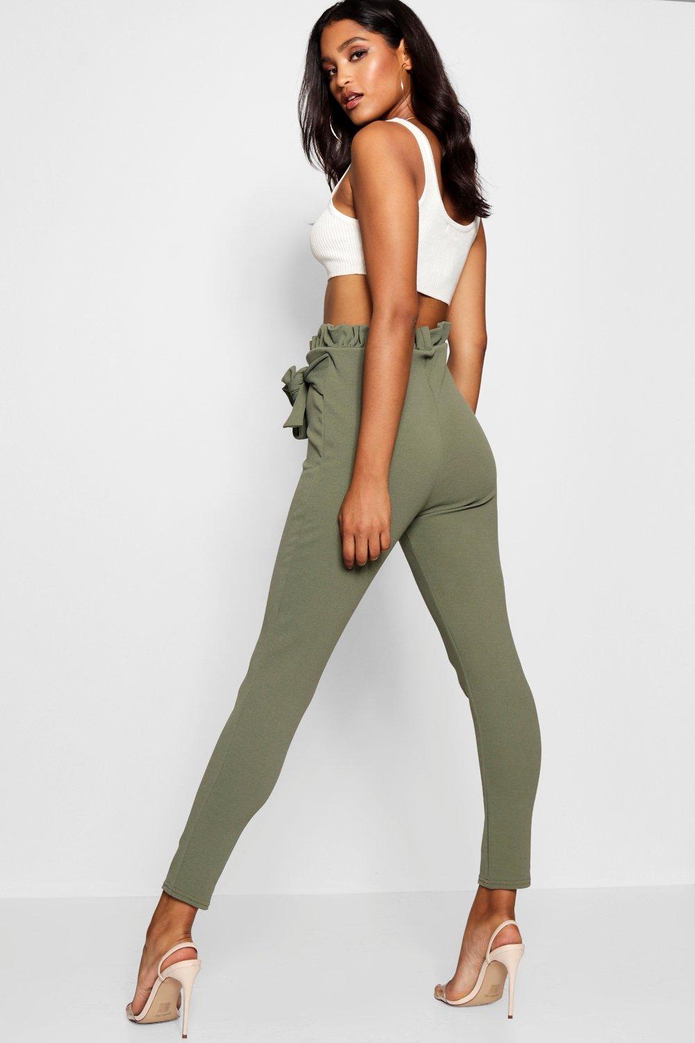 Paper bag 2025 trousers skinny