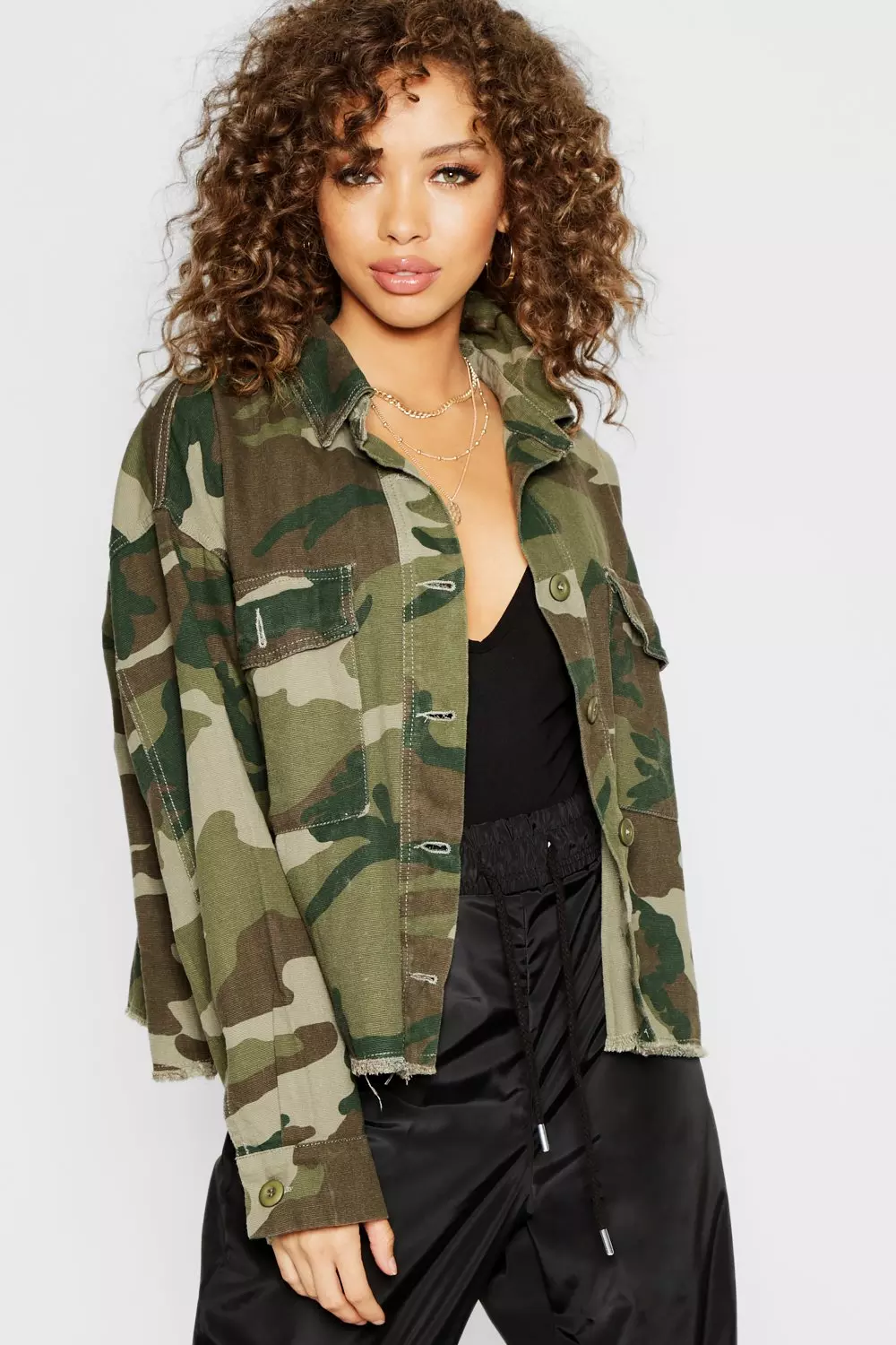 Boohoo camouflage jacket best sale