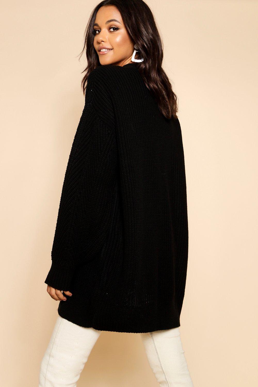 black balloon cardigan