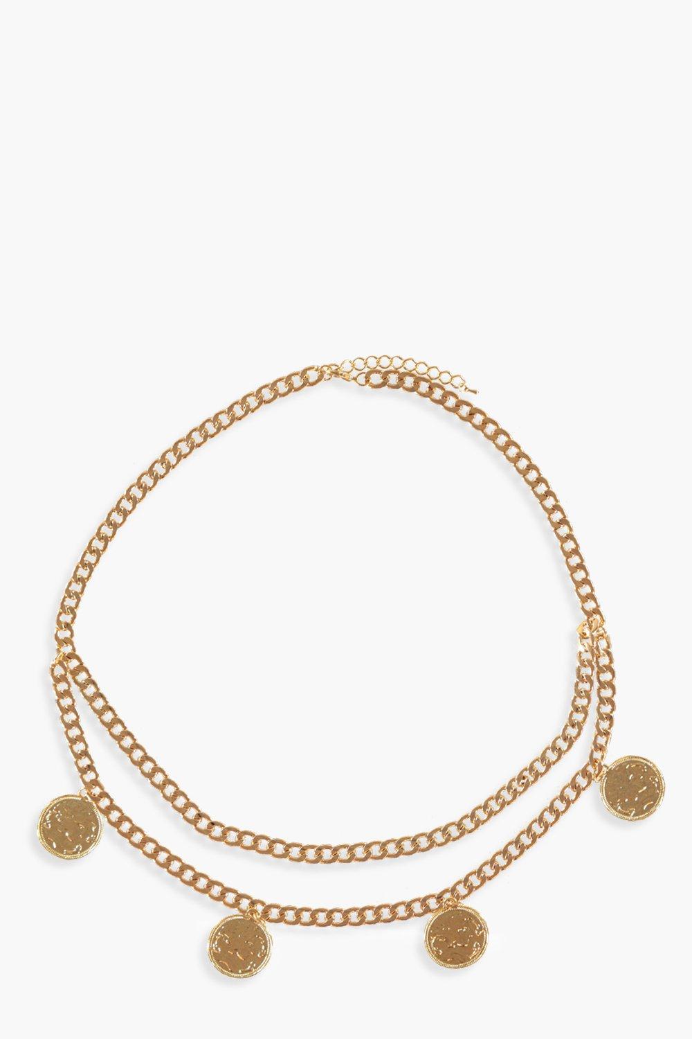 whisky Dekking Ontslag Riem Met Munten Ketting | boohoo