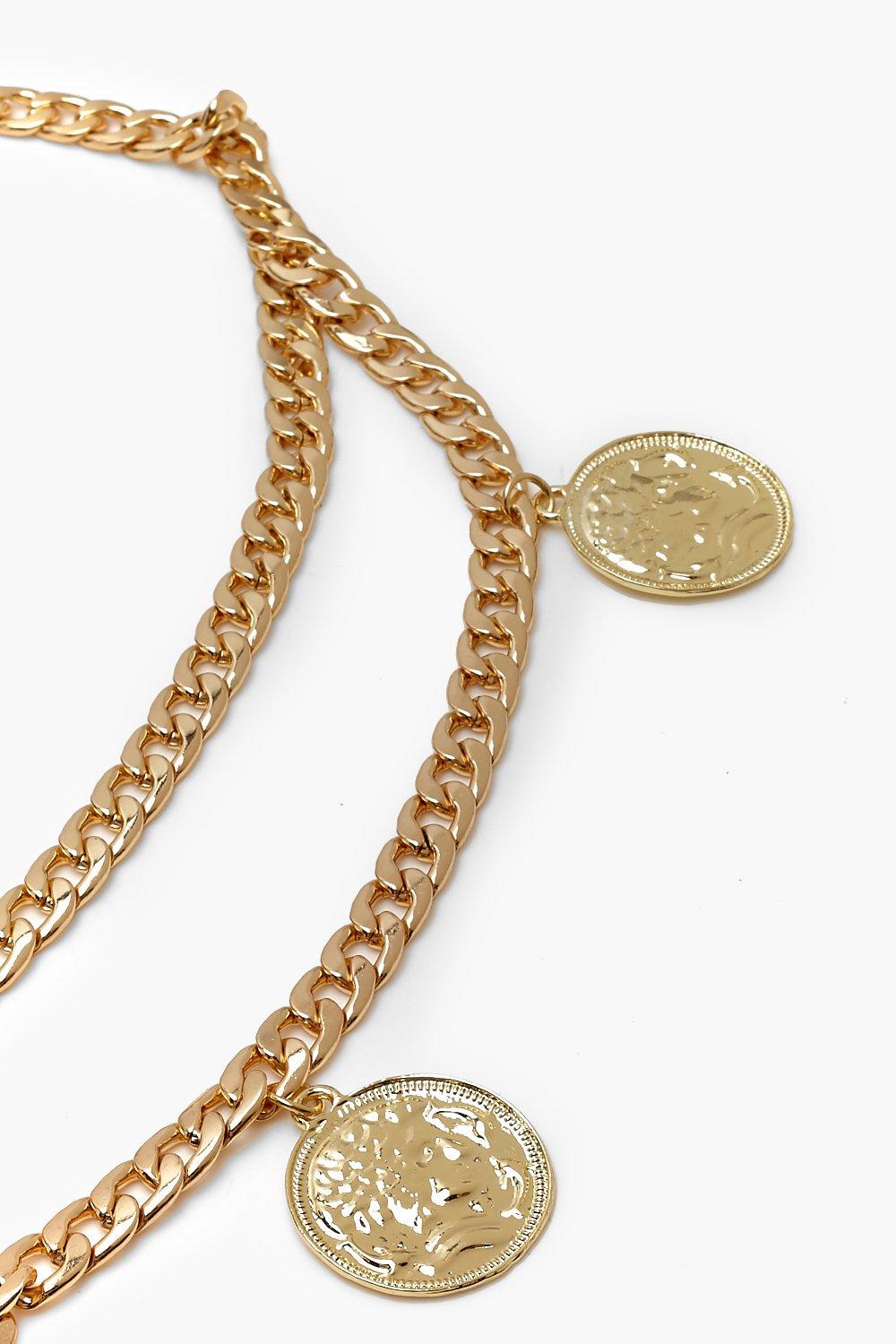 whisky Dekking Ontslag Riem Met Munten Ketting | boohoo