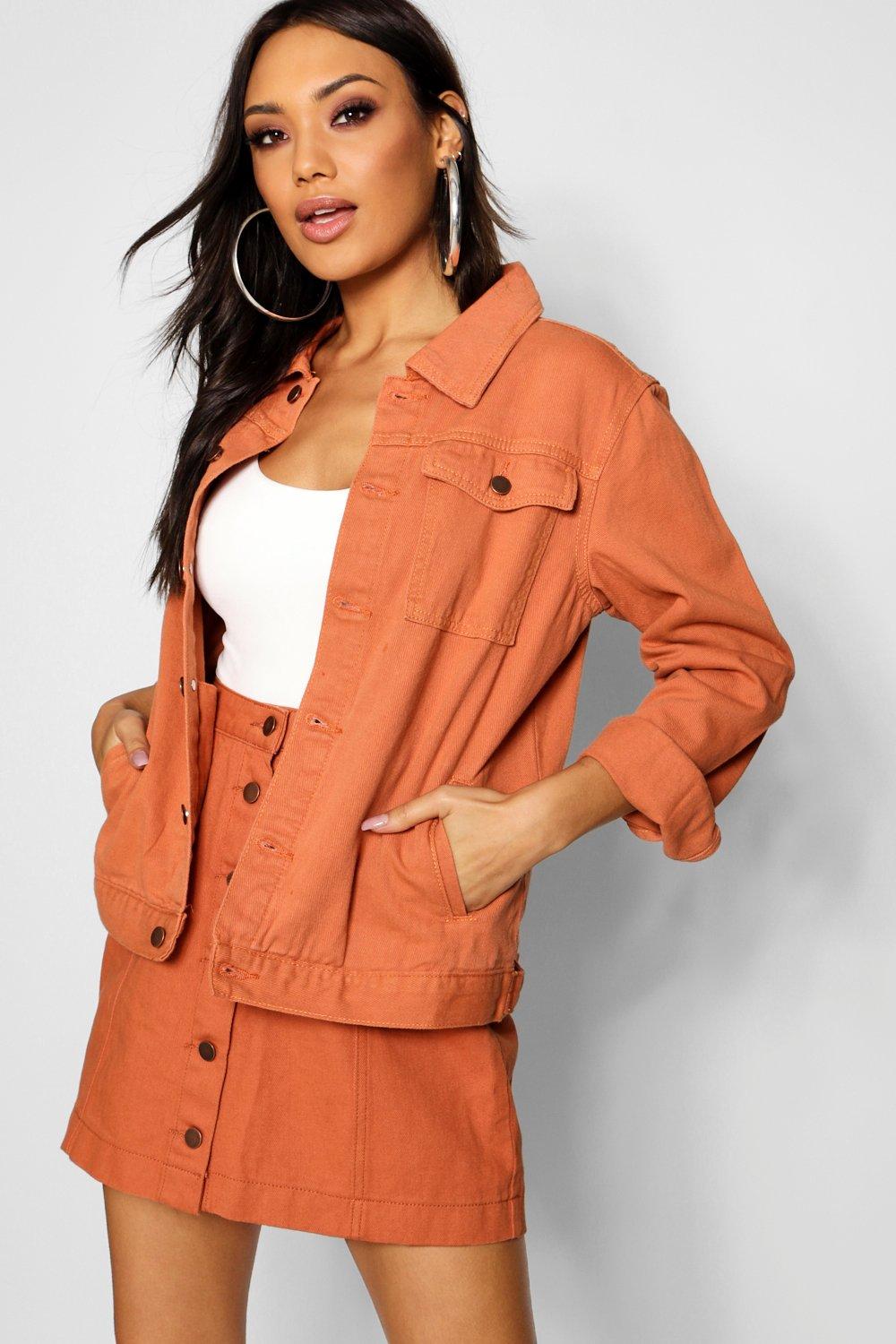 boohoo oversized denim jacket