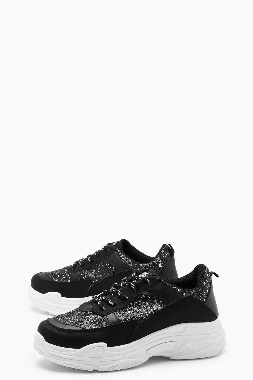 Chunky glitter hot sale trainers