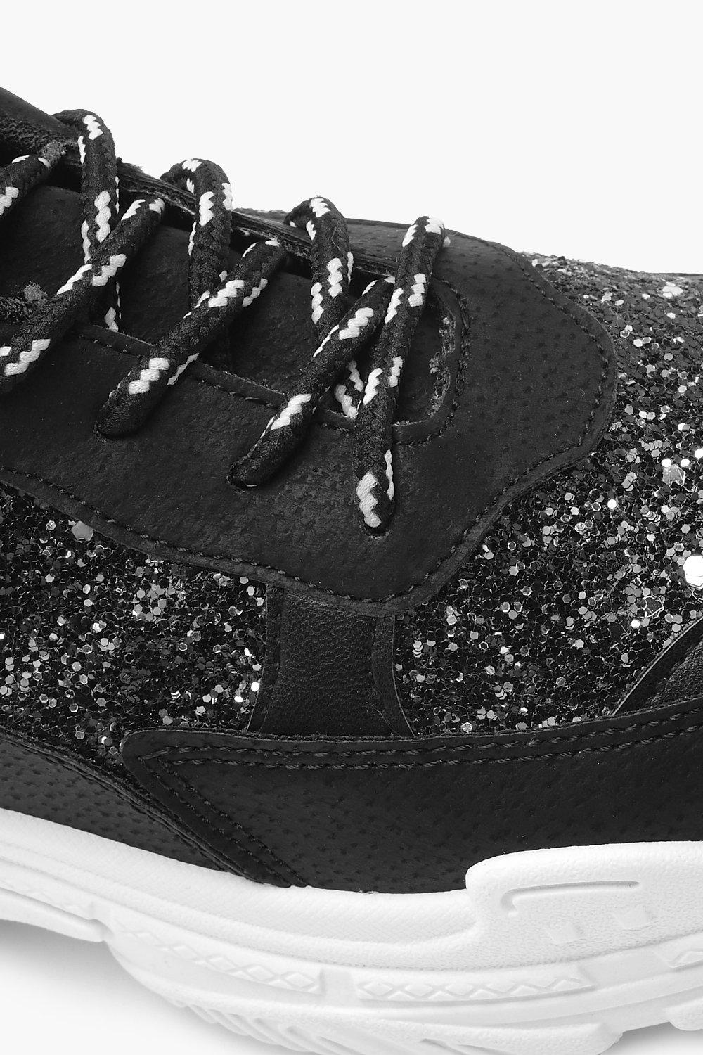 Chunky hot sale glitter trainers