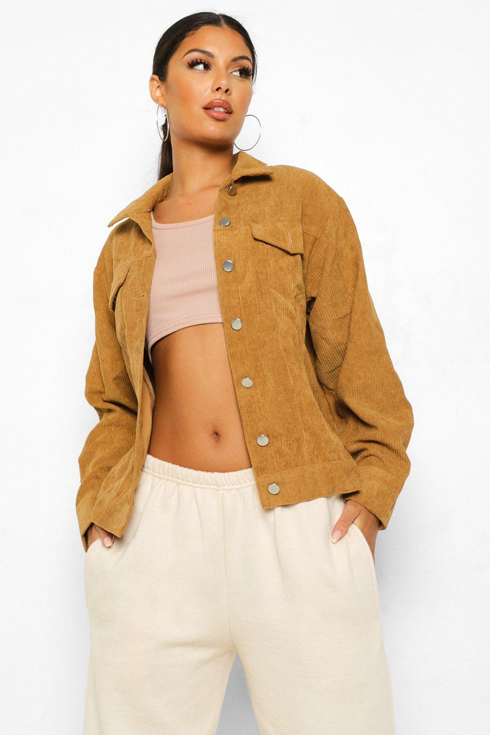 Oversized shop cord jacket