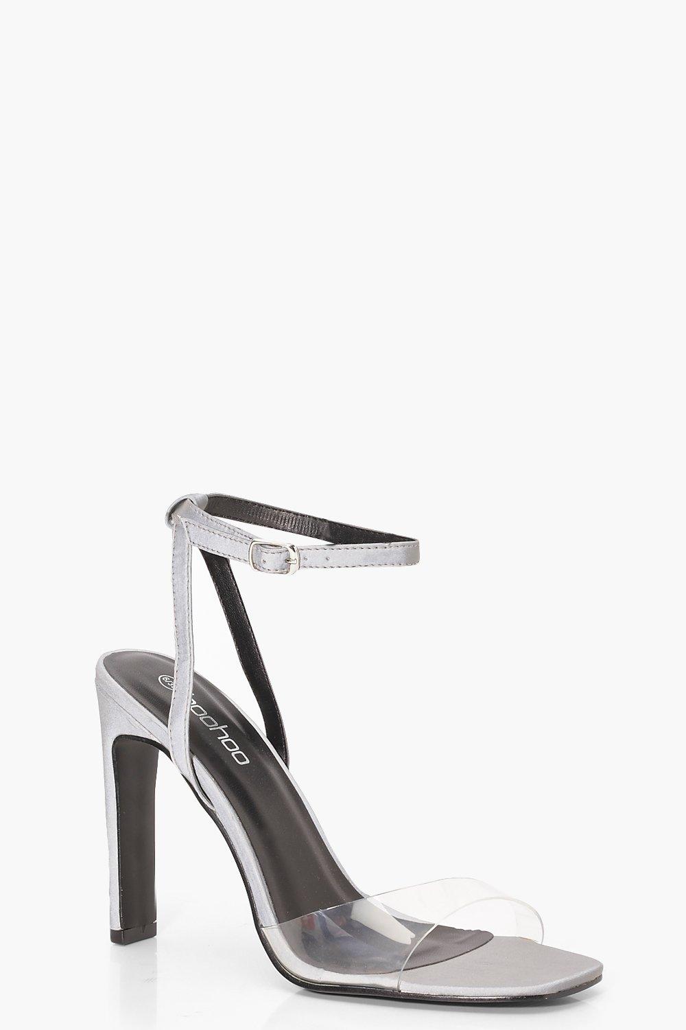 reflective high heels