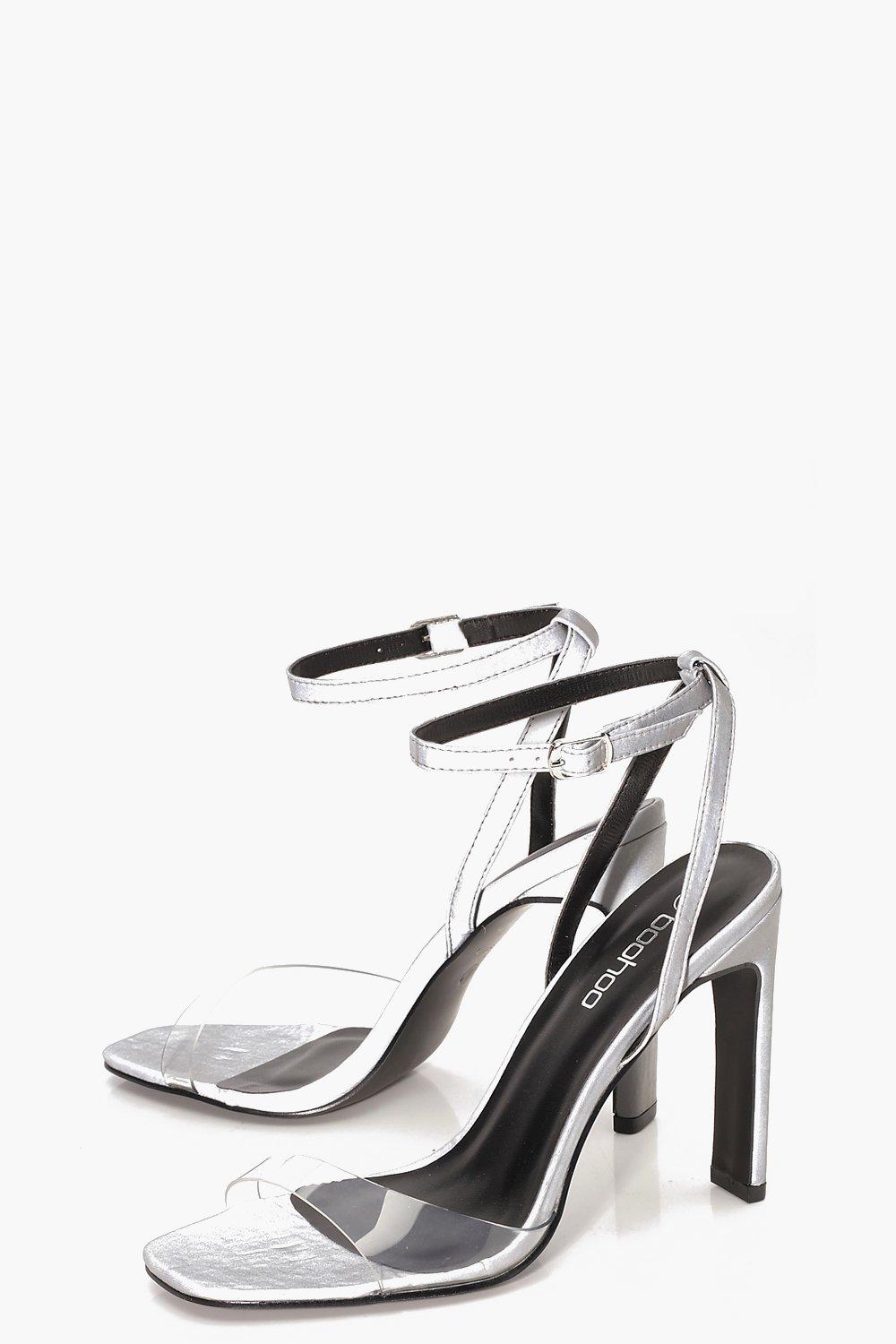 boohoo reflective heels