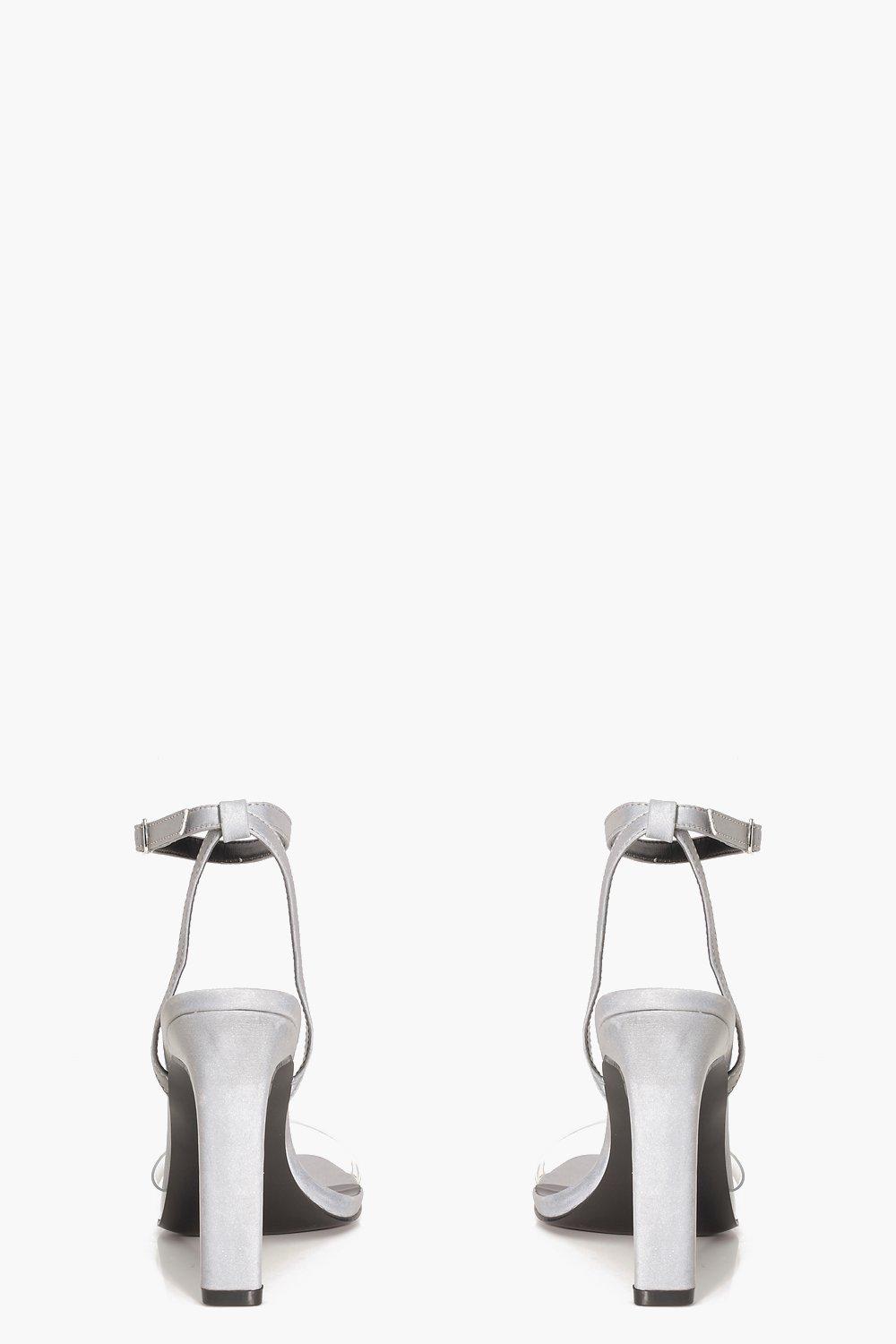 boohoo reflective heels