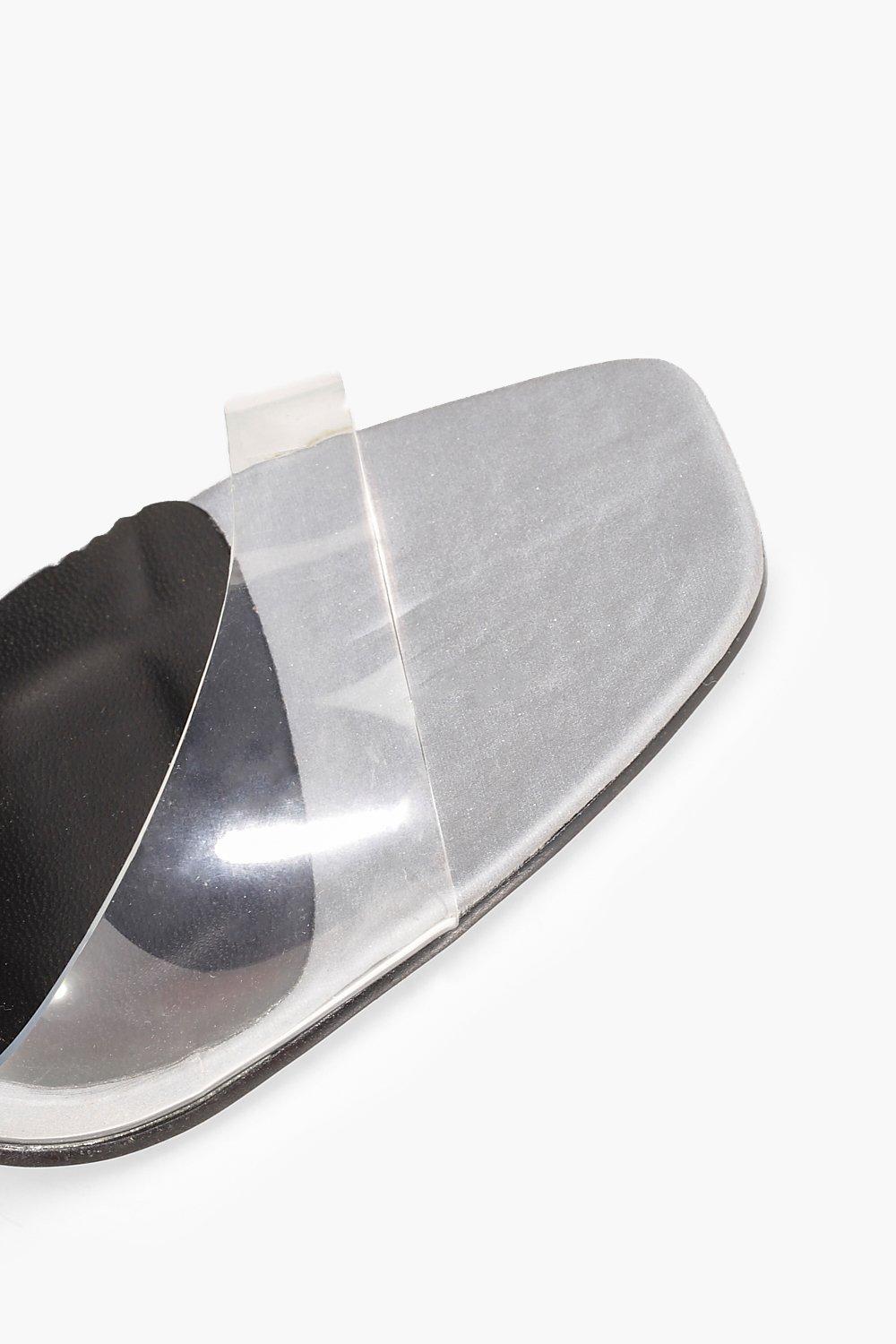 boohoo reflective heels