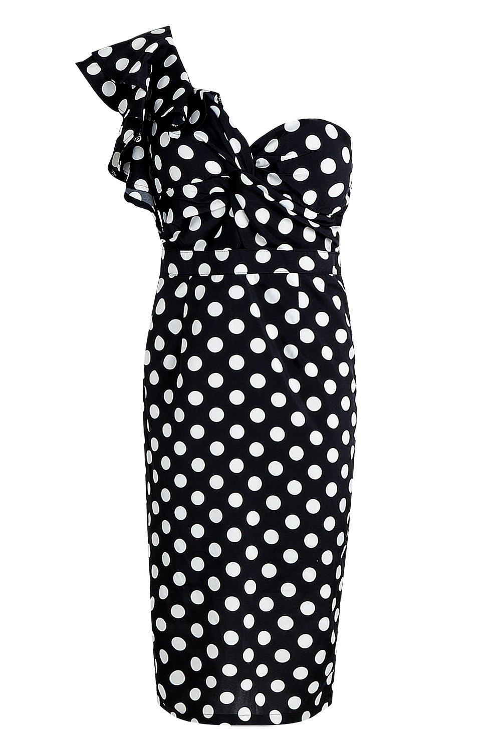 Polka dots one piece dress best sale