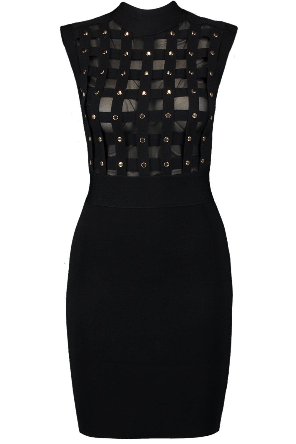 Caged bodycon dress clearance