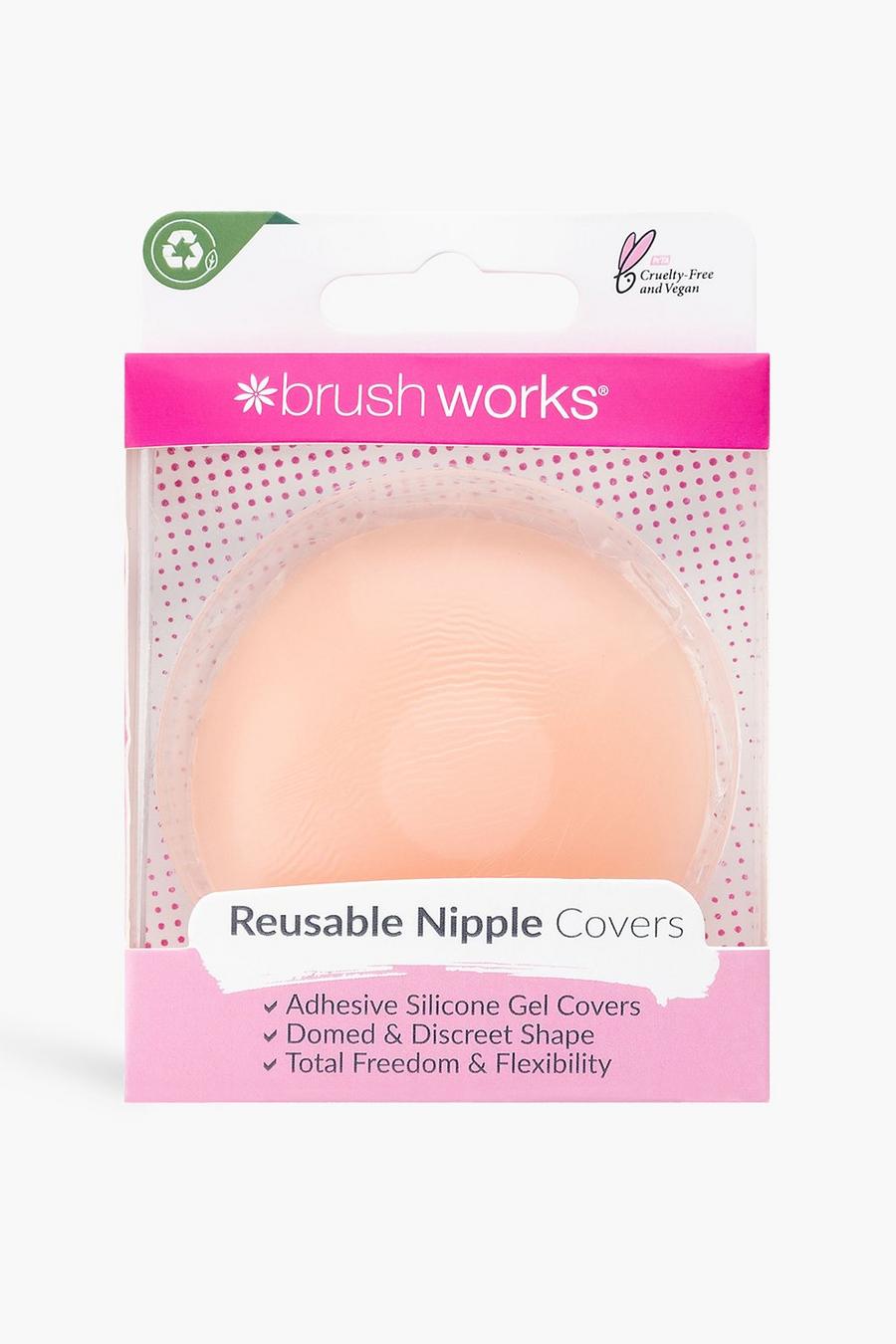 Nude color carne Brushworks Silicone Nipple Cover image number 1