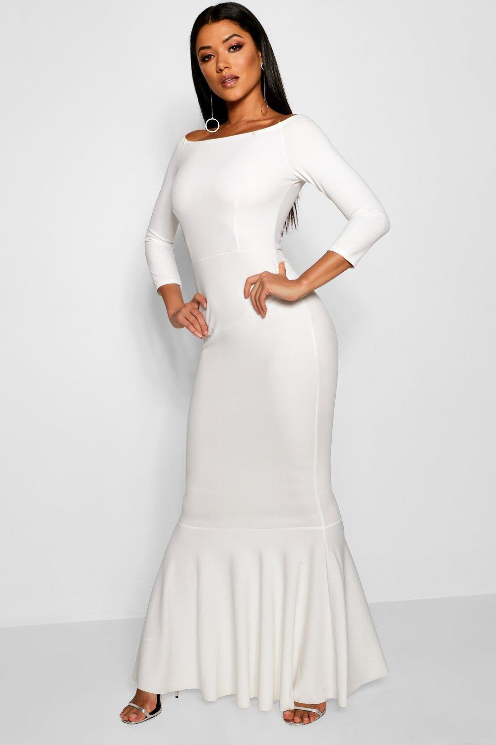 boohoo bridal dress