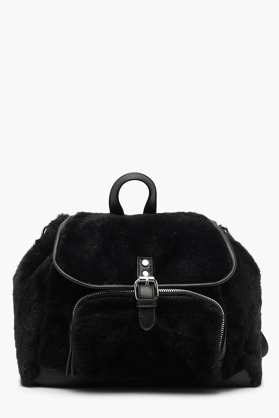 Faux Fur Backpack image number 1