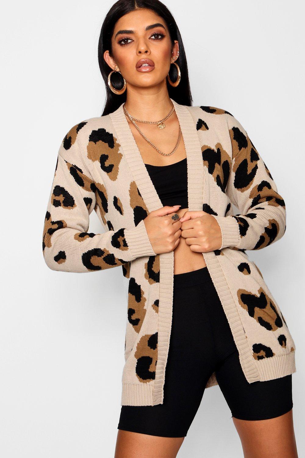 leopard cardigan