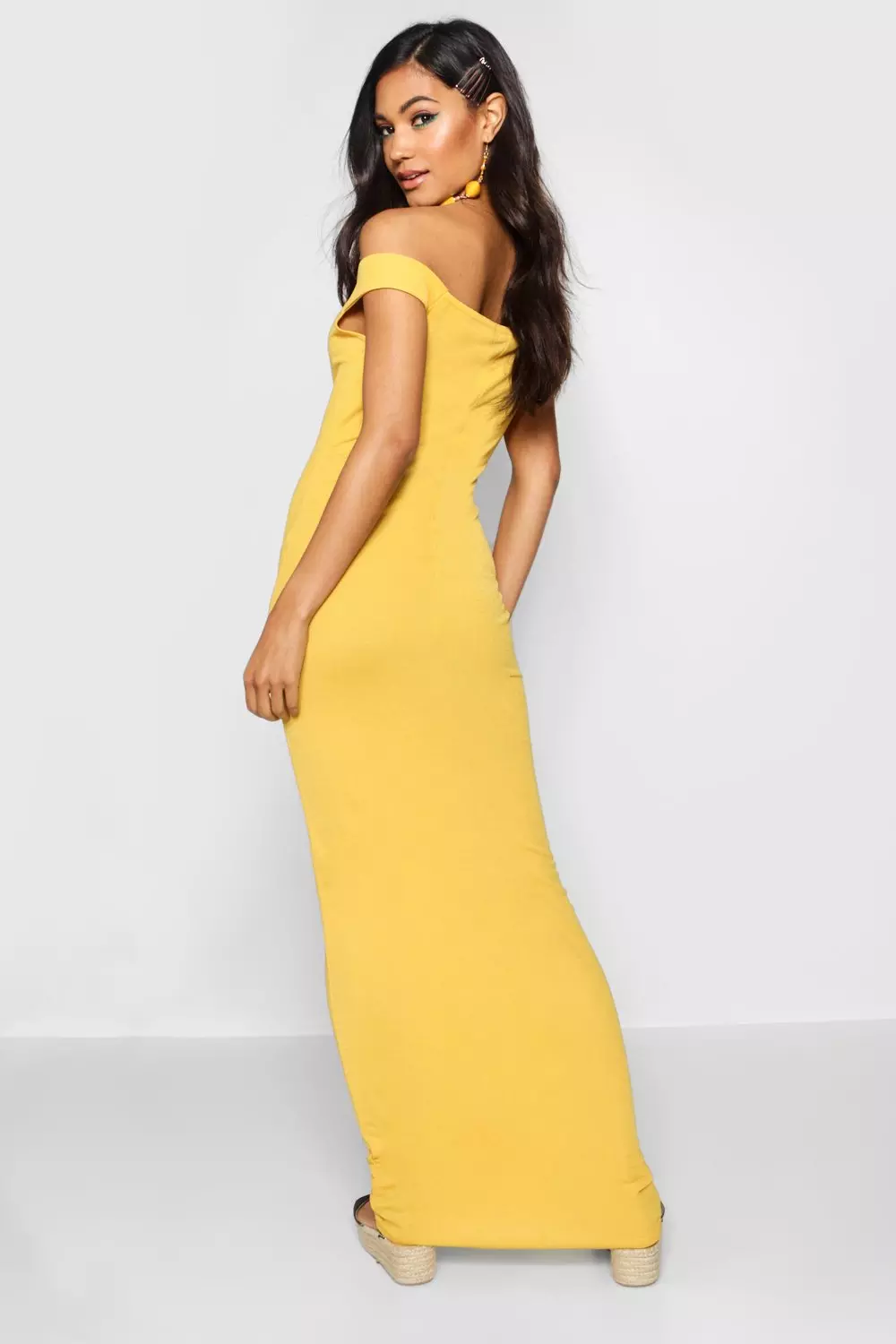 Jersey 2024 bardot dress