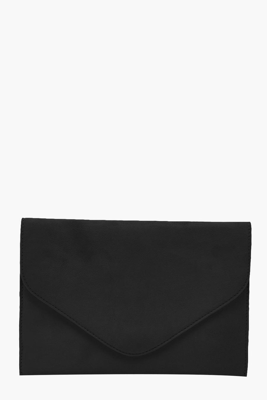 Suedette Envelope Clutch image number 1