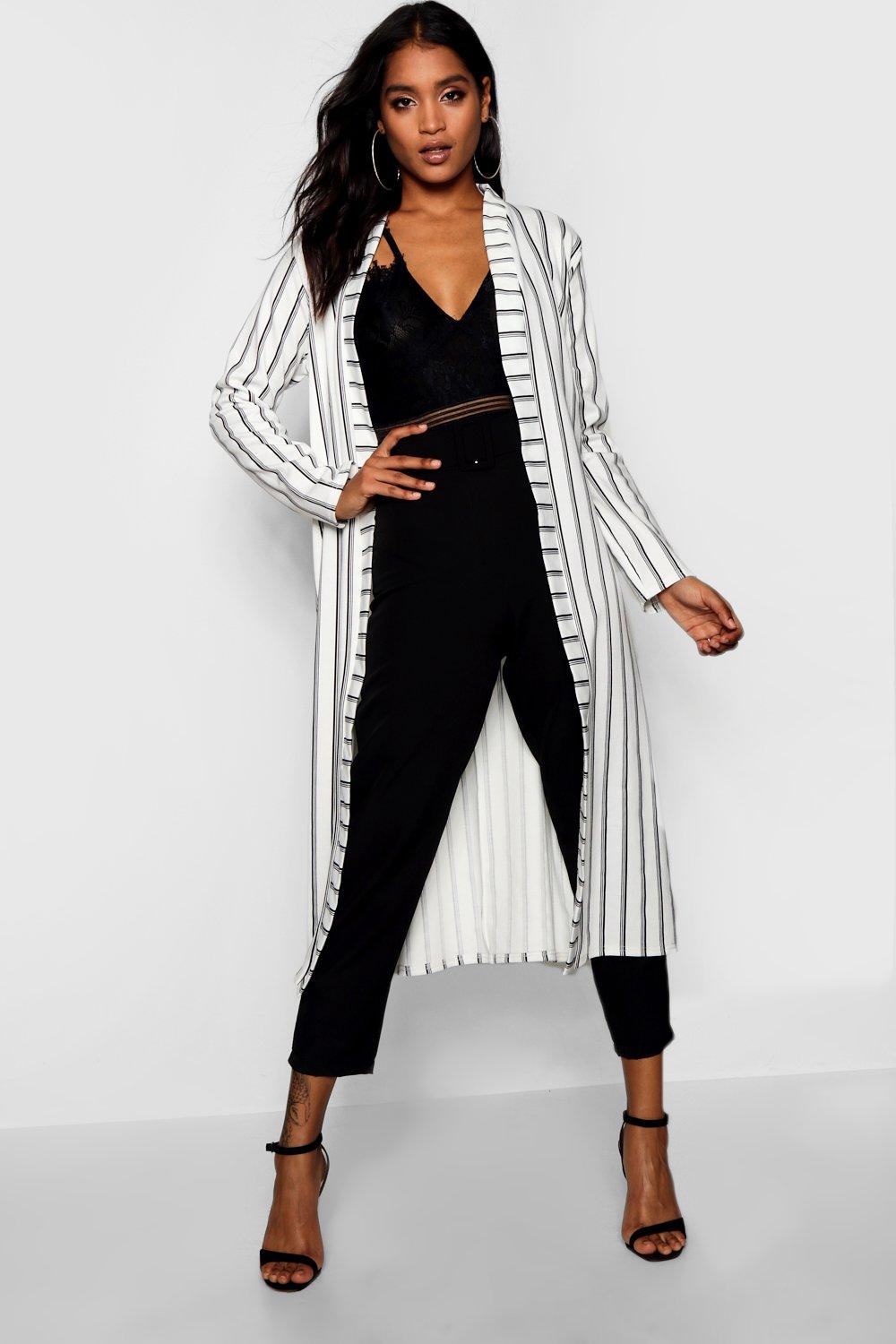 Longline Belted Duster Jacket