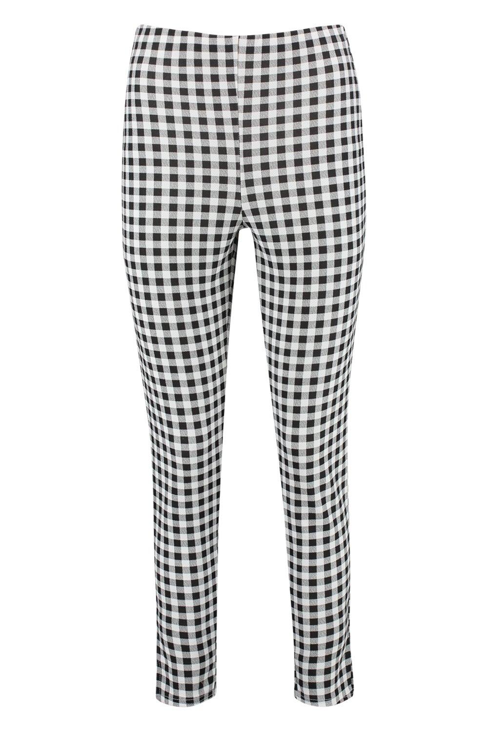 high waisted gingham pants