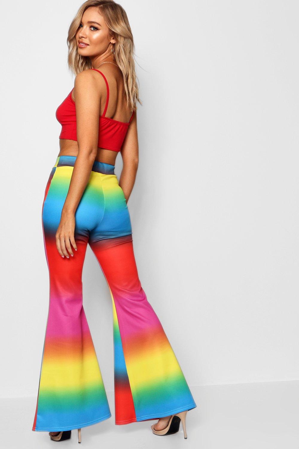 Boohoo 2025 rainbow trousers