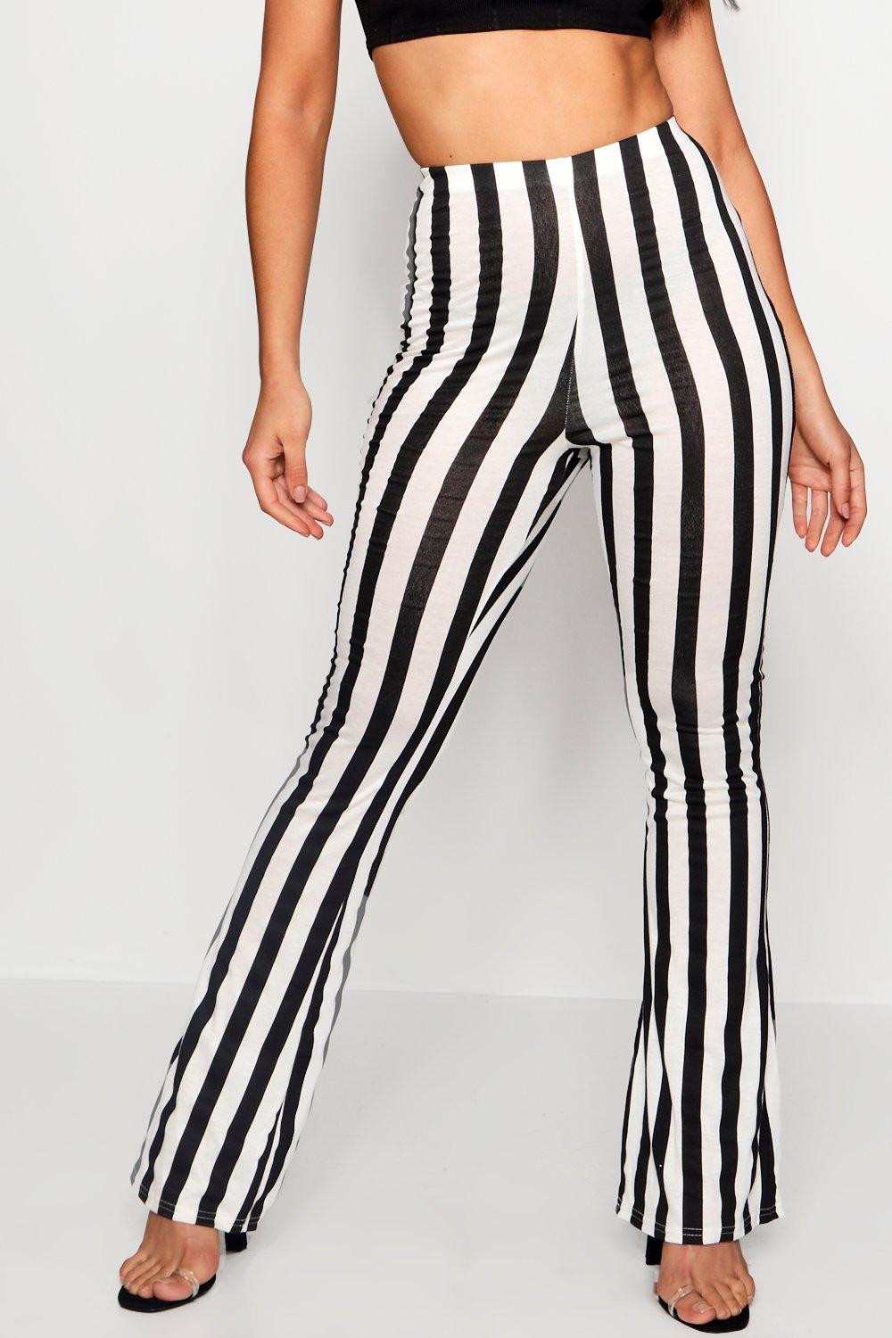 Striped sales skinny pants