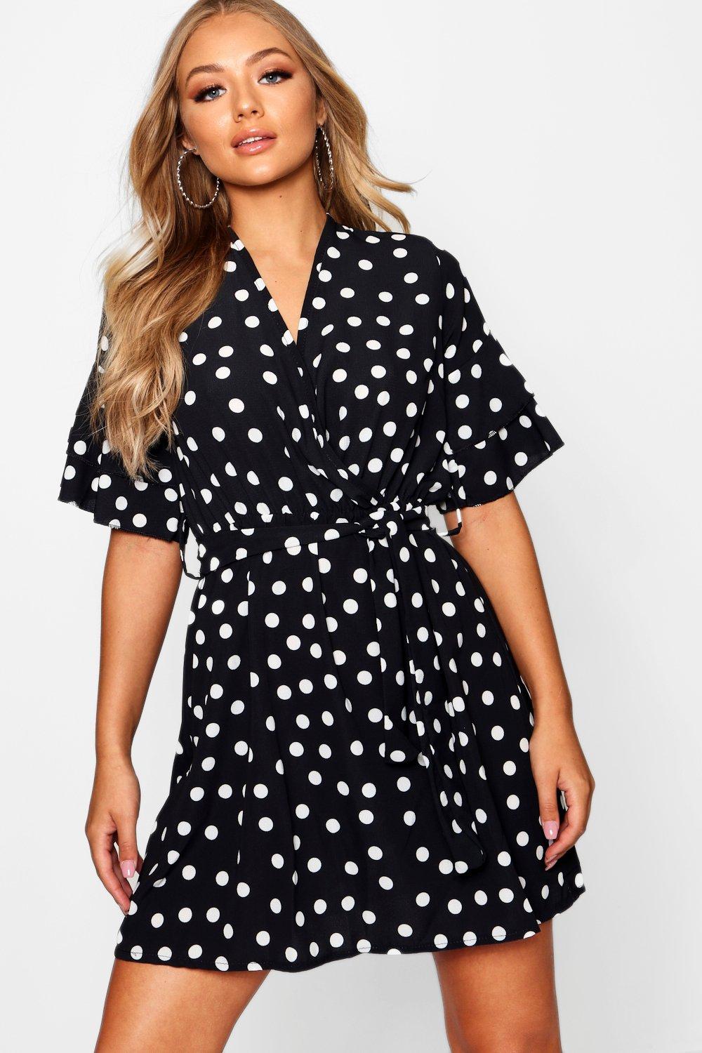 polka dot tea dress uk