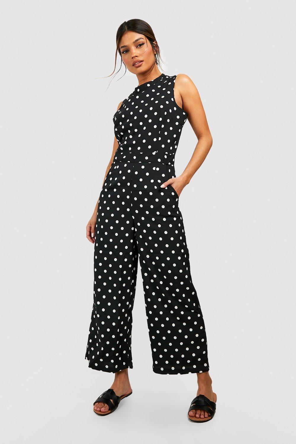 polka dot jumpsuit uk