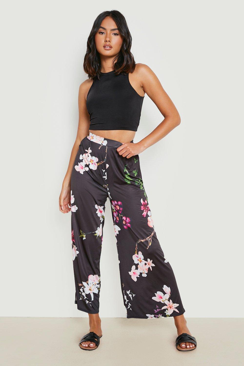 Jupe culotte large taille haute boohoo FR