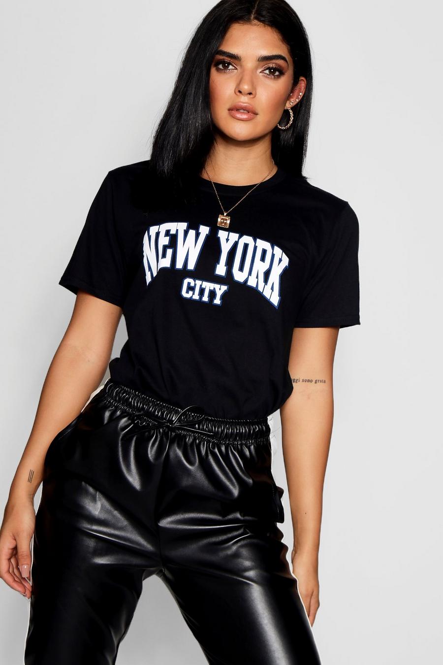 T-Shirt mit „New York City“-Slogan image number 1