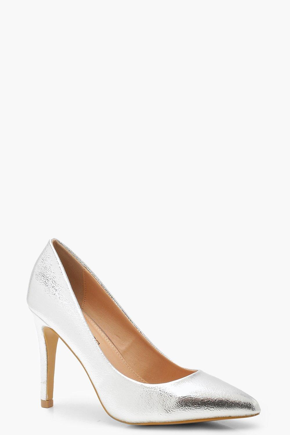 wide fit pointed court shoes
