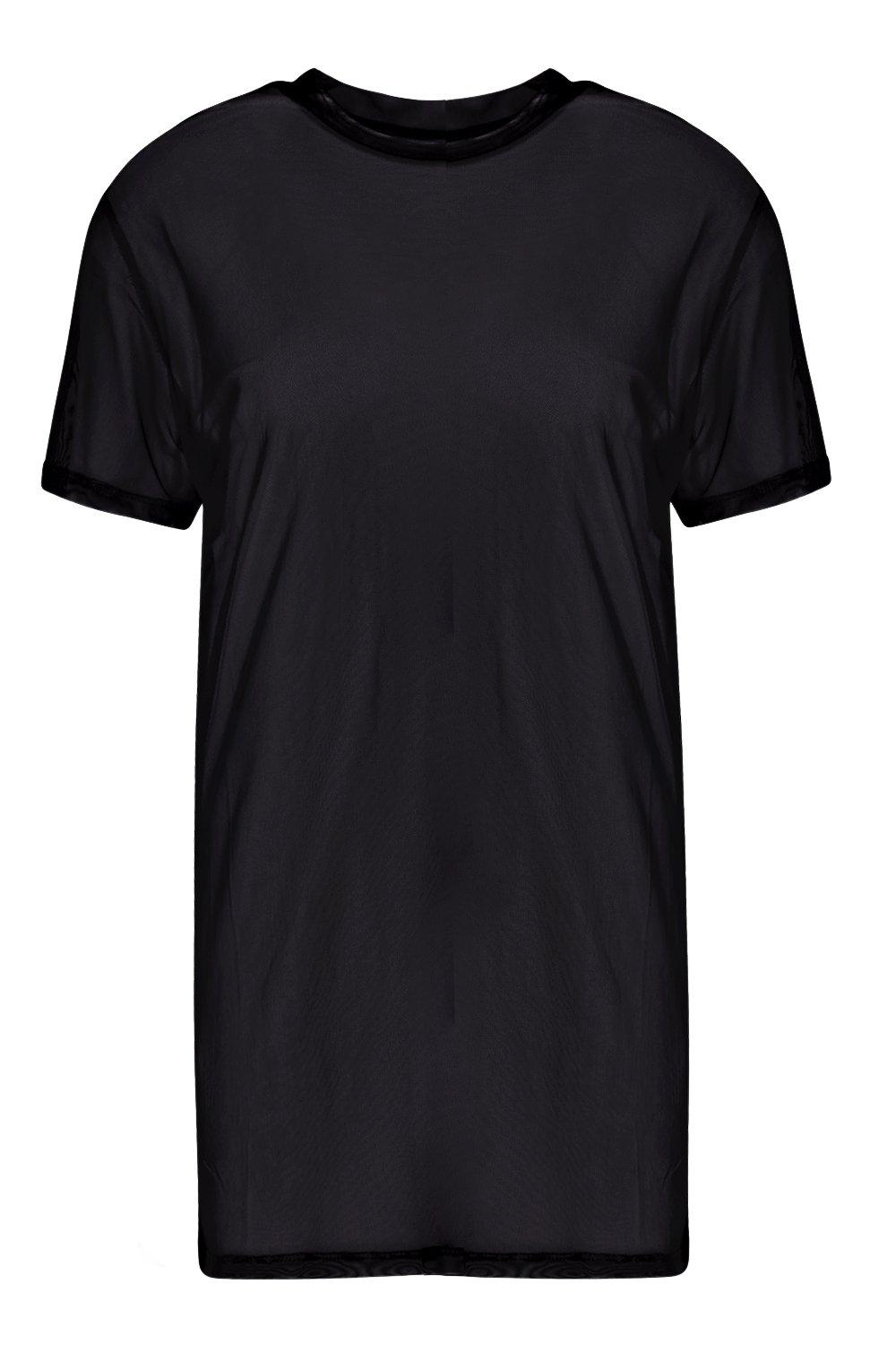 Boohoo Mens Oversized V Neck Heavy Mesh Football Top - Black M