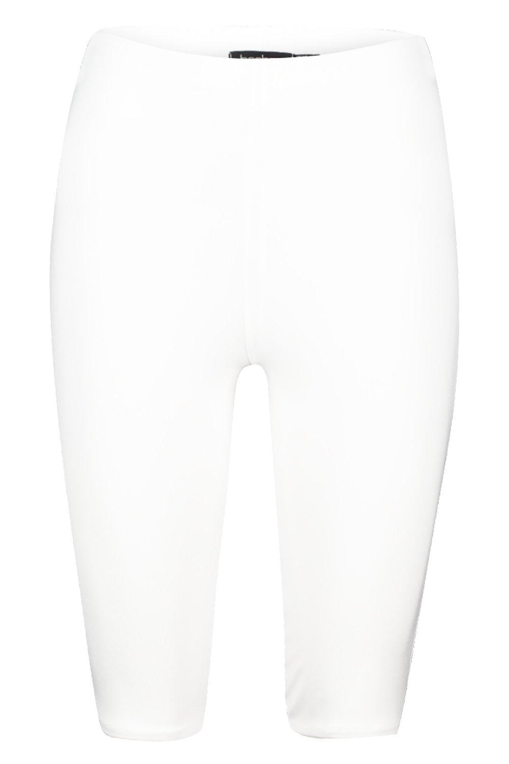 White double layer cycling shorts new arrivals