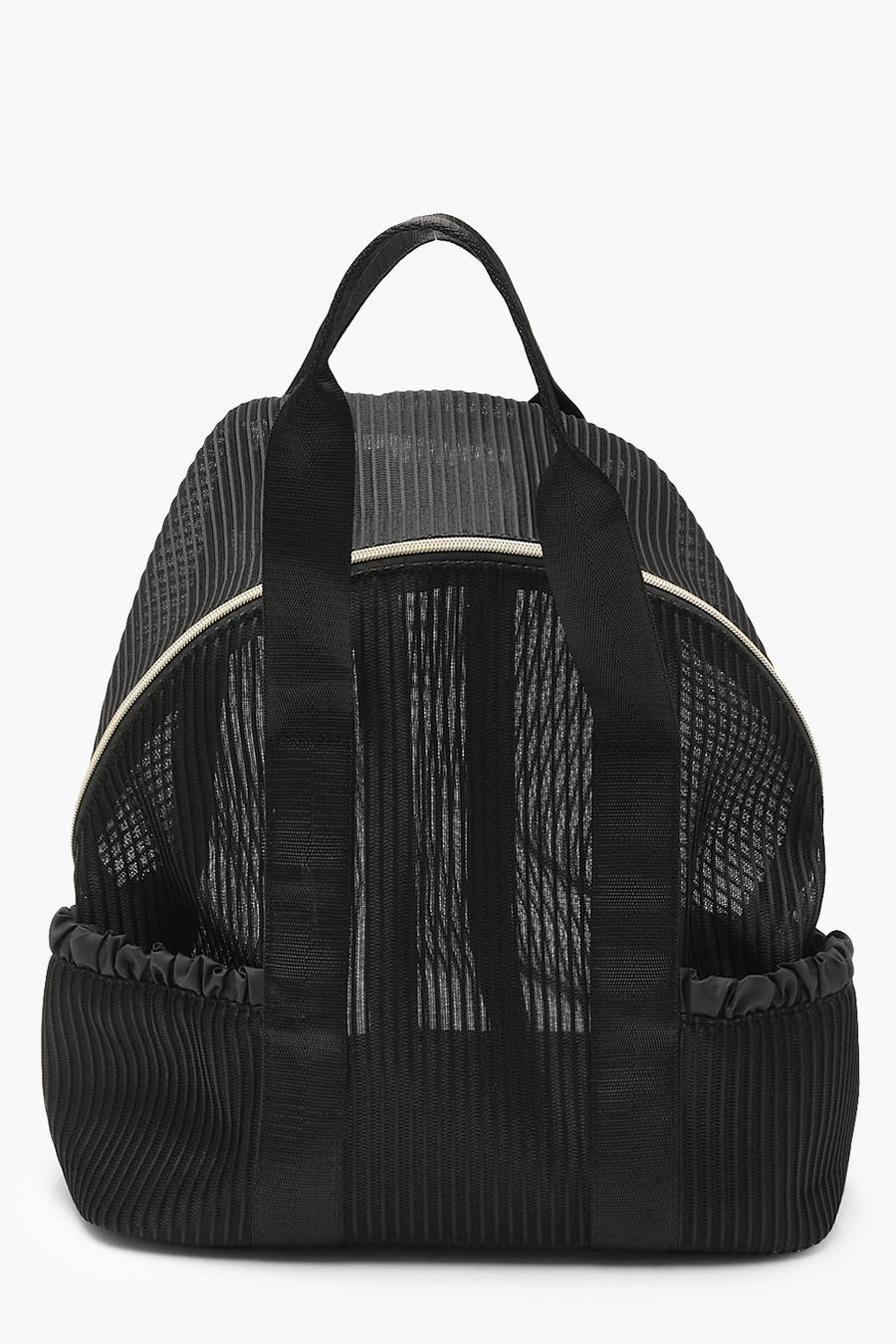 Pleated Mesh Sports Rucksack image number 1