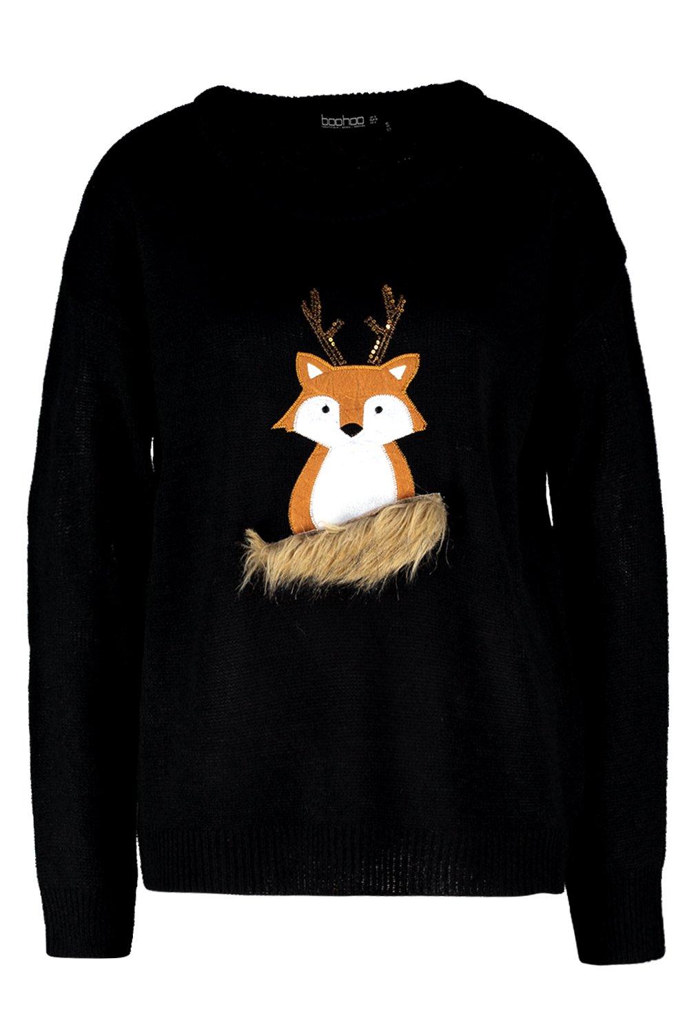 Sequin 2025 fox jumper