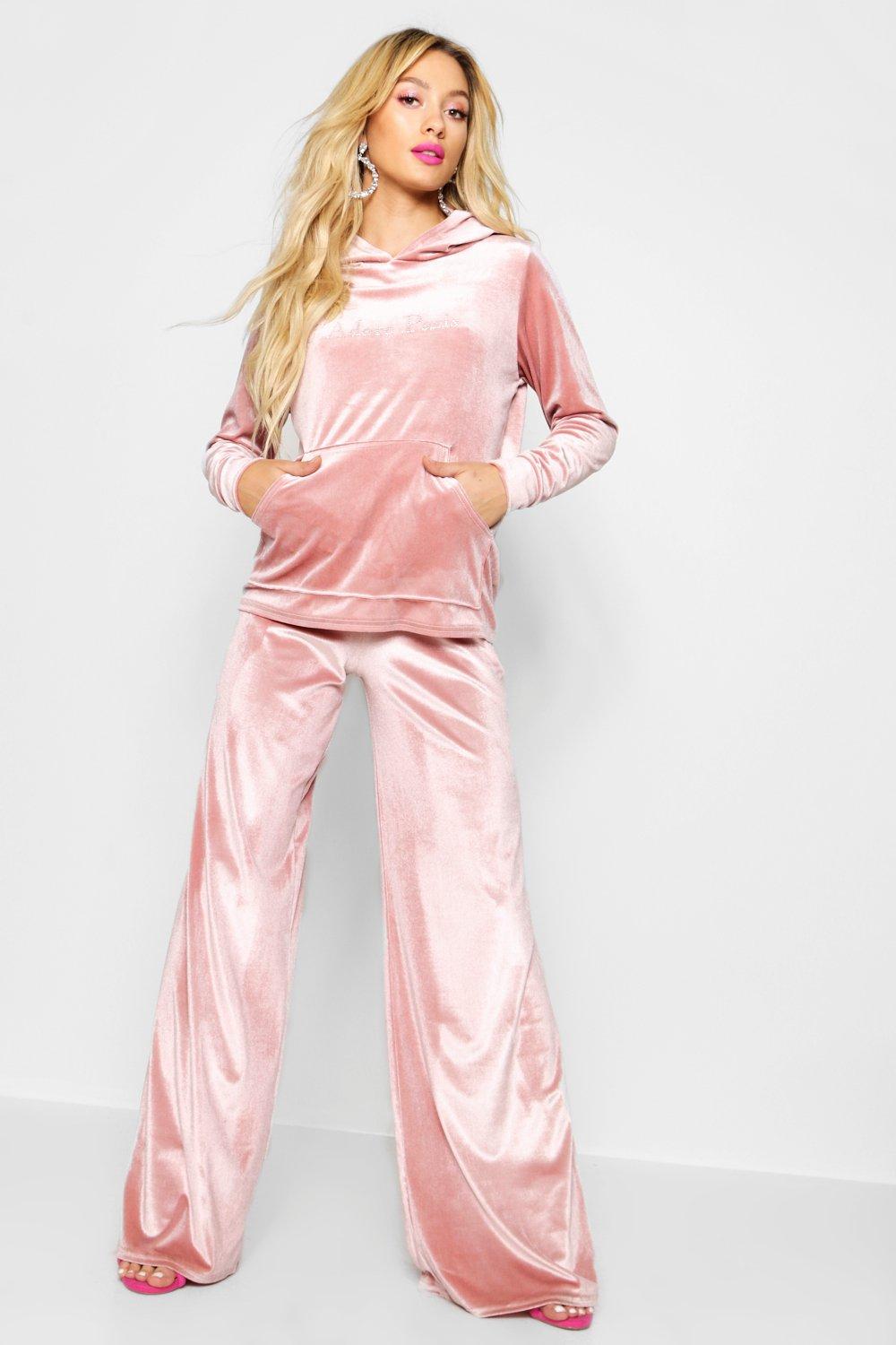 pink silk tracksuit