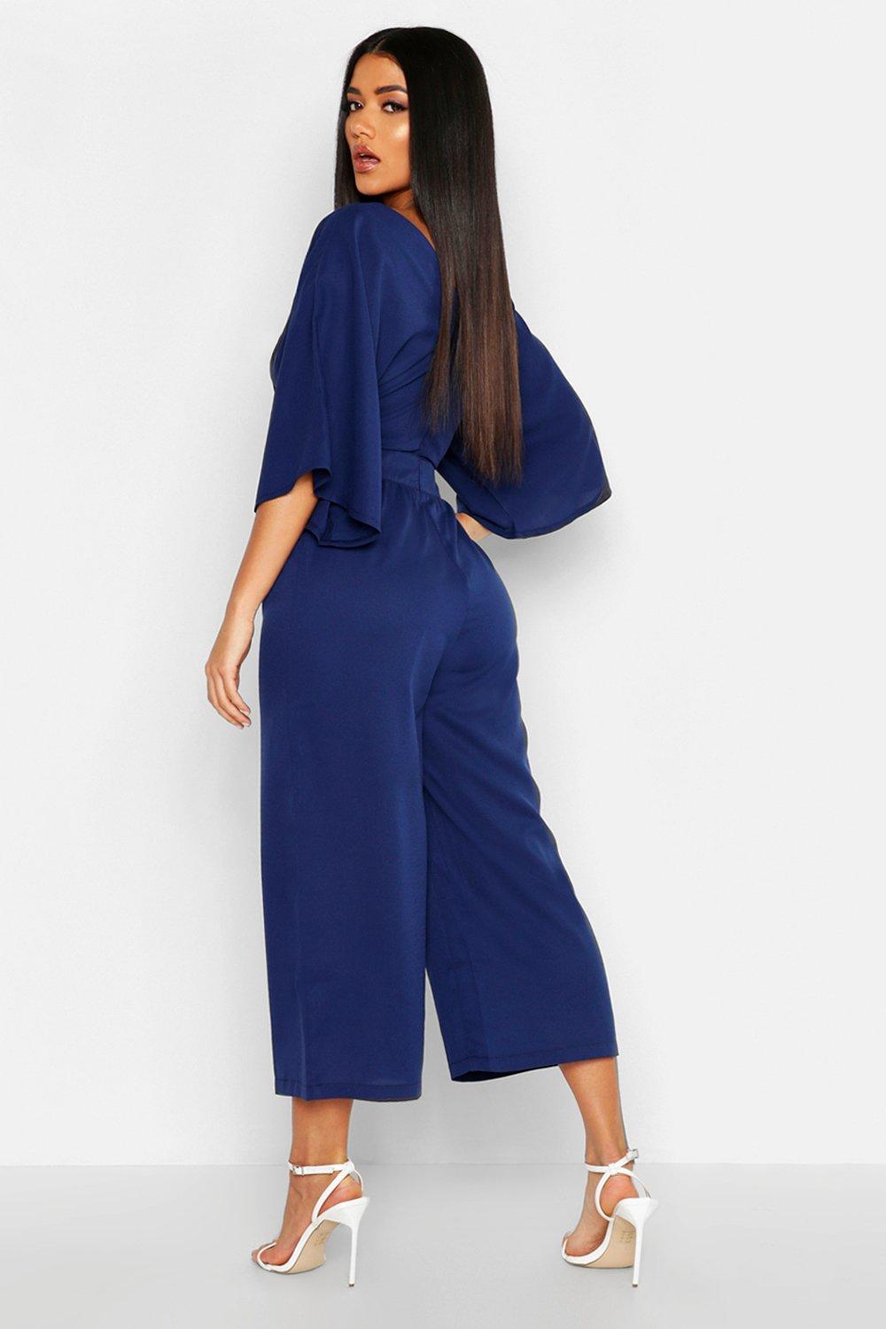 Kimono sleeve hotsell culotte jumpsuit