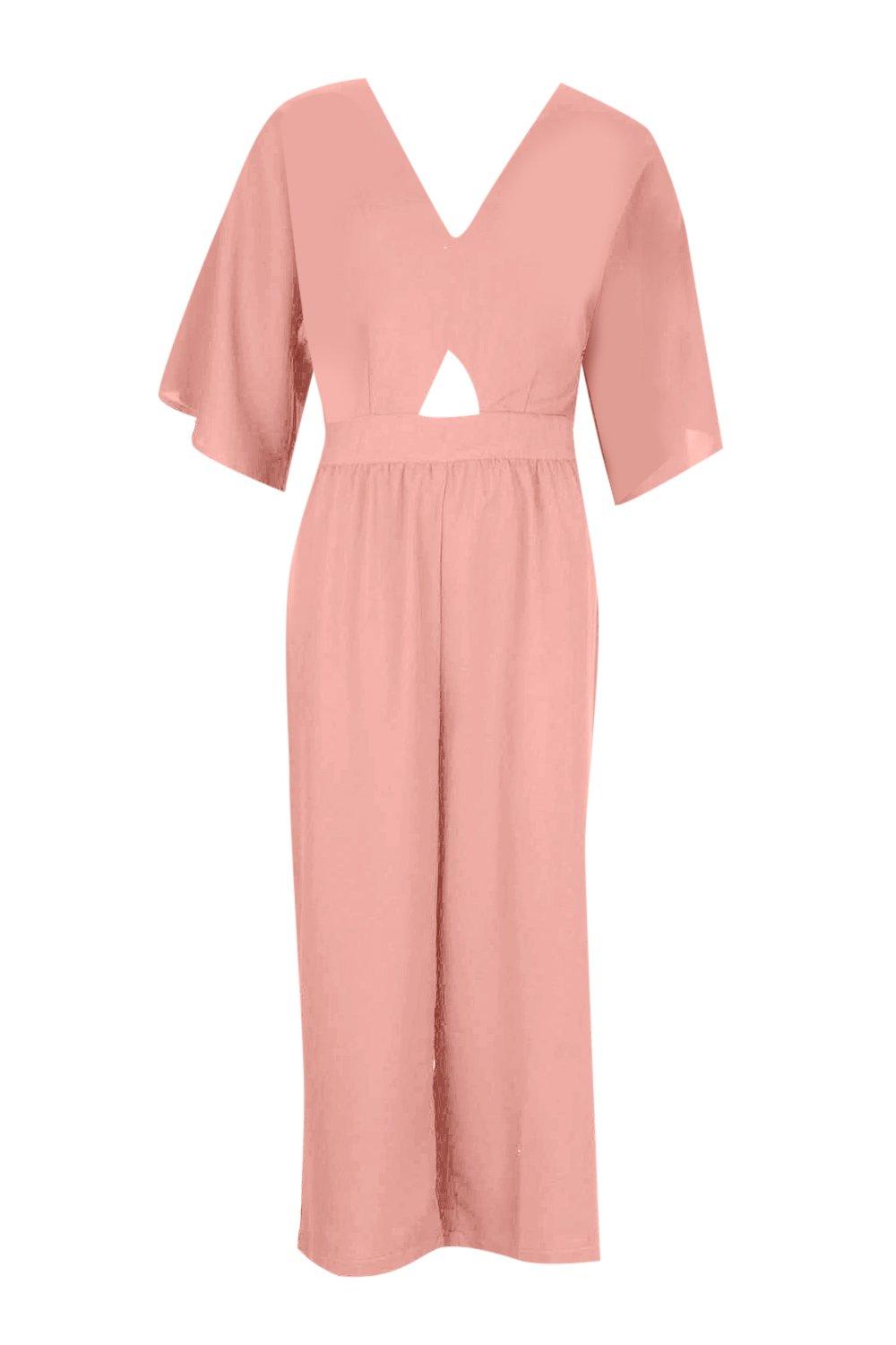 Kimono sleeve culotte jumpsuit clearance
