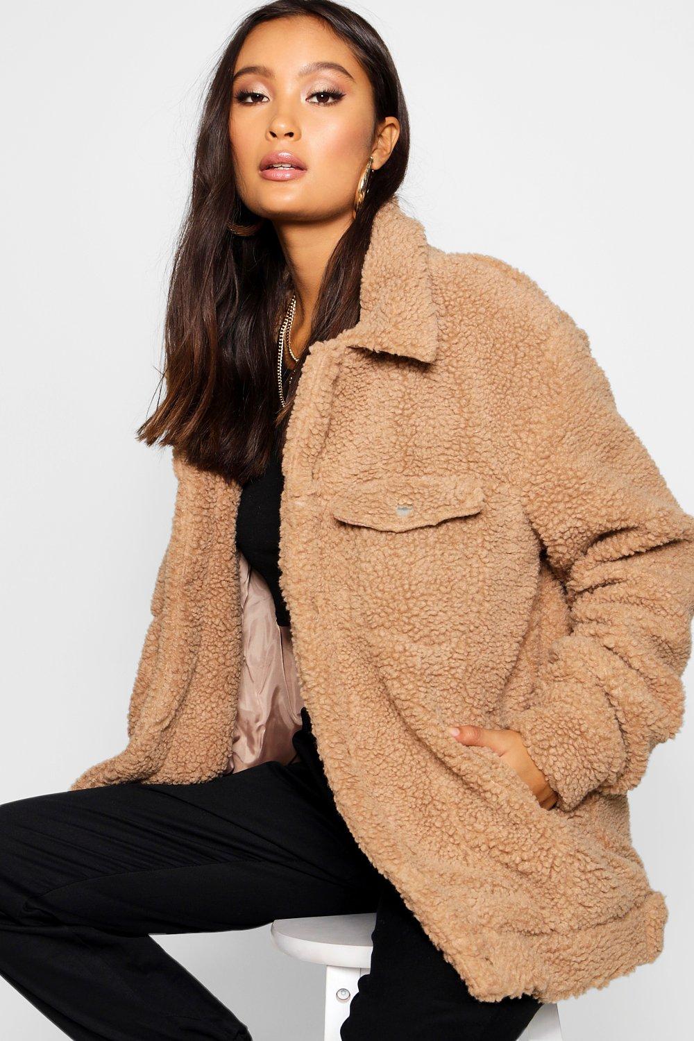 Missguided borg best sale trucker jacket