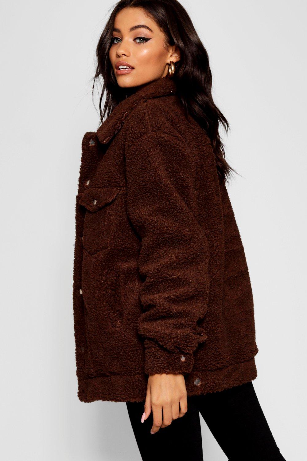 Missguided borg trucker jacket sale