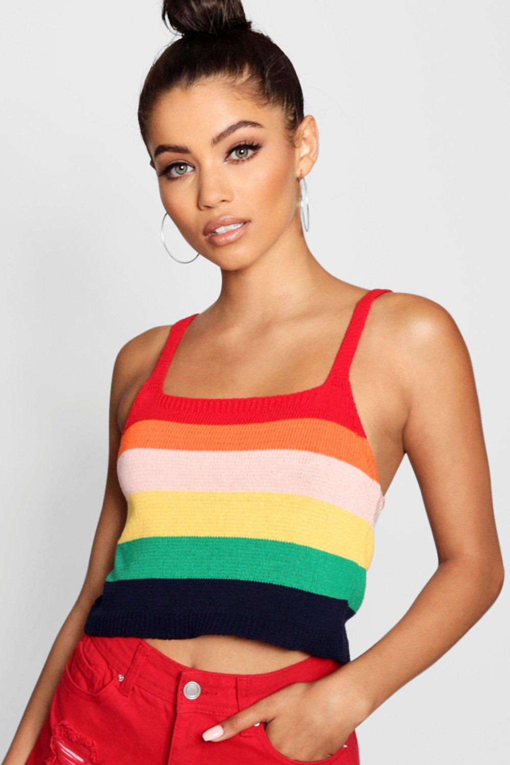 knitted vest boohoo