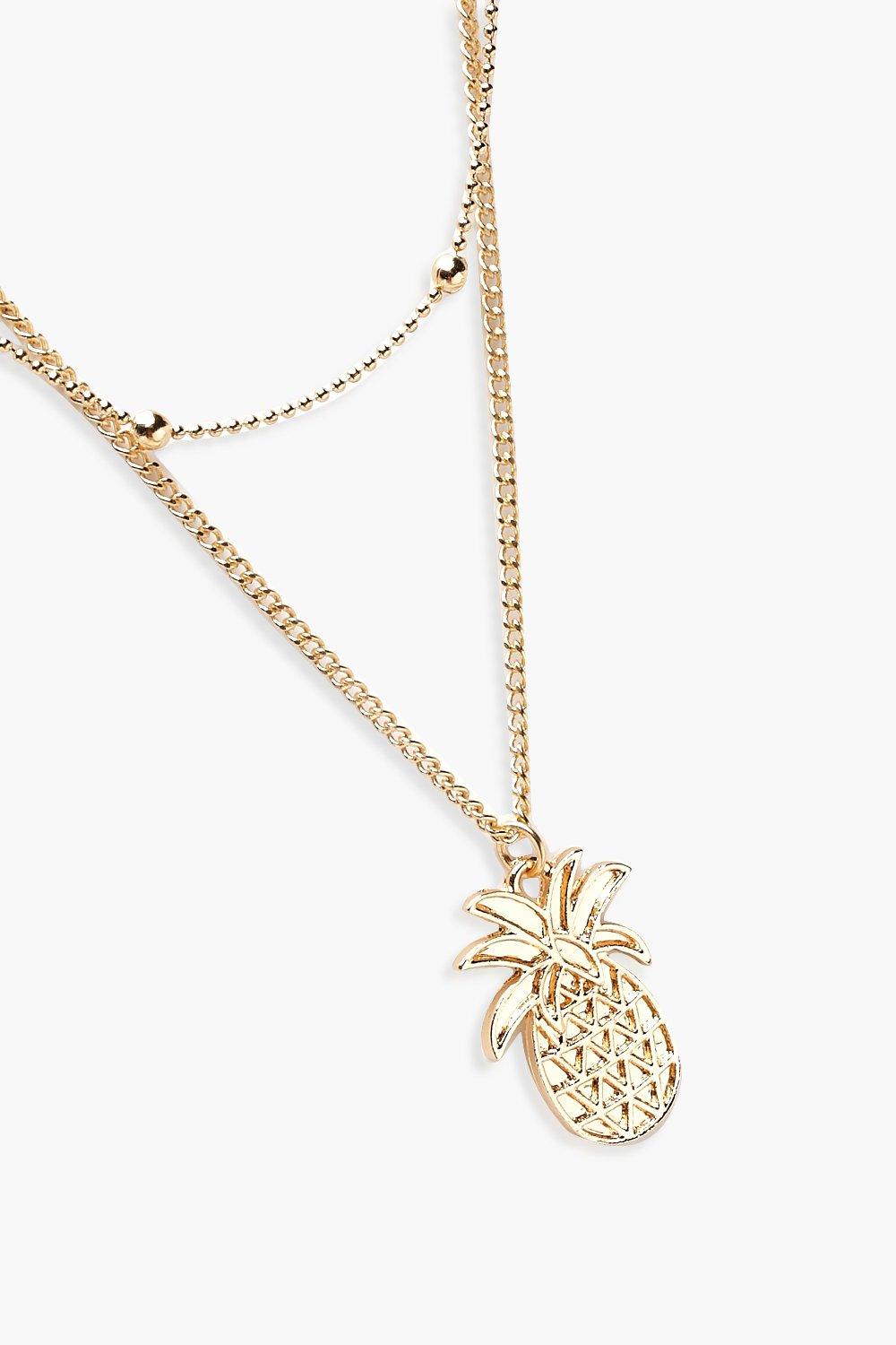 pineapple choker necklace